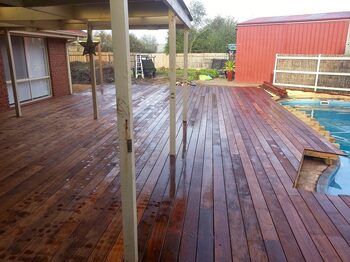 Deck construction project