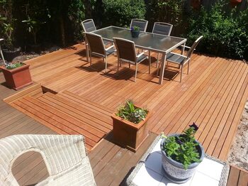 Deck construction project
