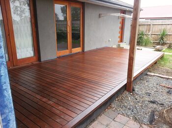 Deck construction project