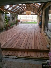 Deck construction project