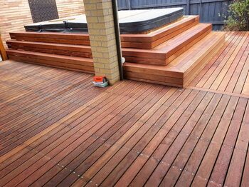 Deck construction project