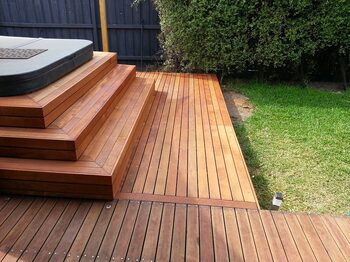 Deck construction project