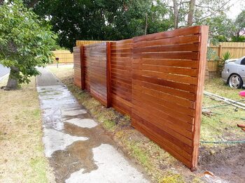 Fence construction project