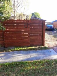 Fence construction project